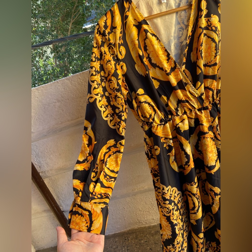 OC OrderPlus Wrap Long Dress. Size - M - Picture 6 of 9